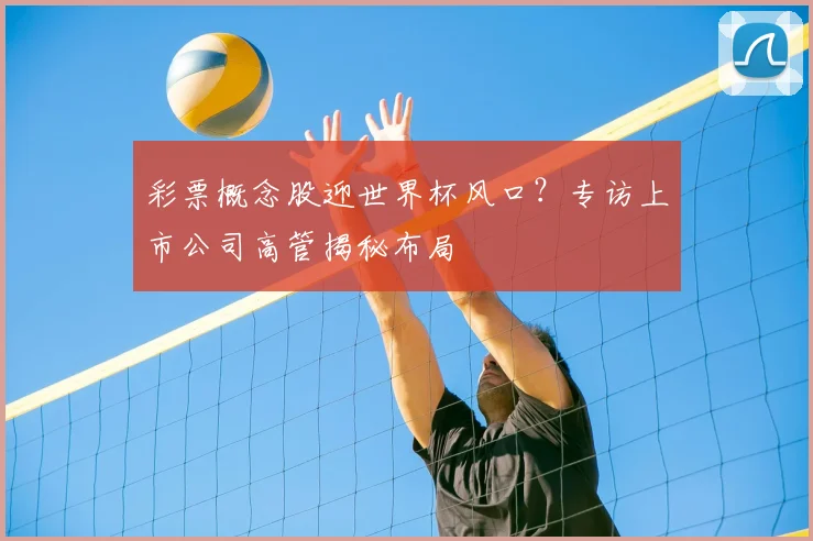 彩票概念股迎世界杯风口？专访上市公司高管揭秘布局